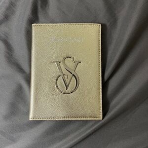Victoria's Secret Metallic Gold Travel Case